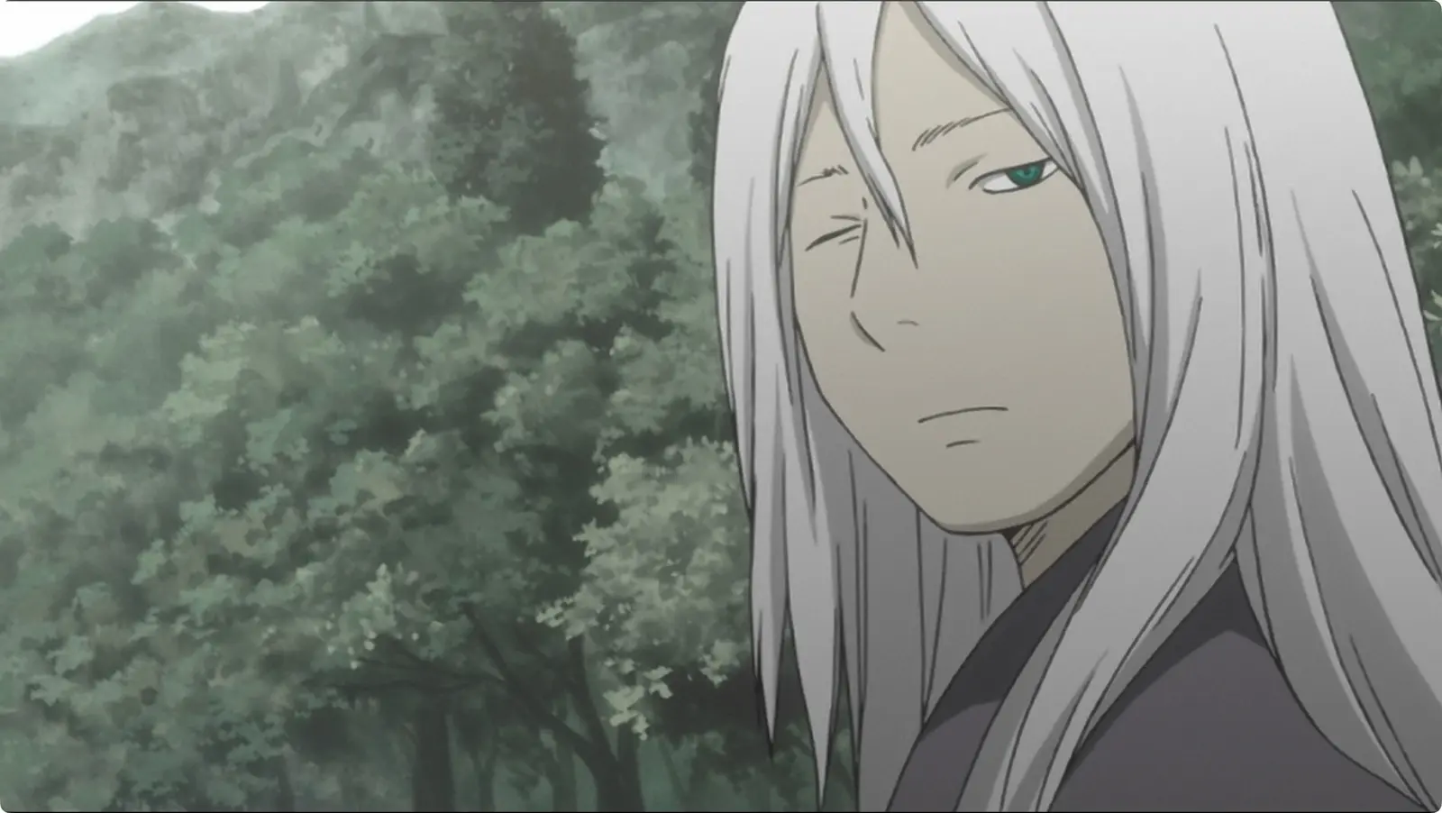 Mushishi S01E12: one-eyed fish